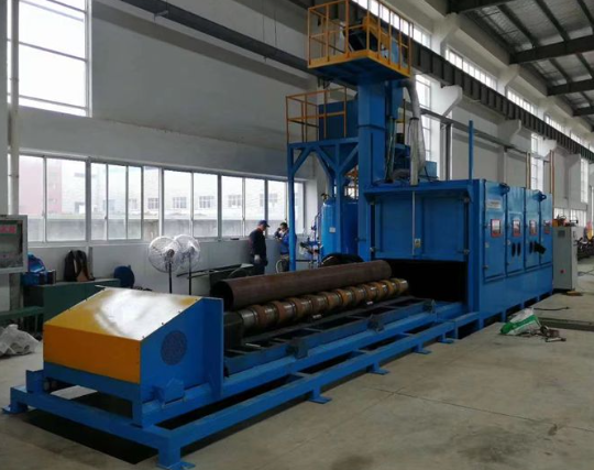 北碚喷砂机在管道除锈中的现场施工应用